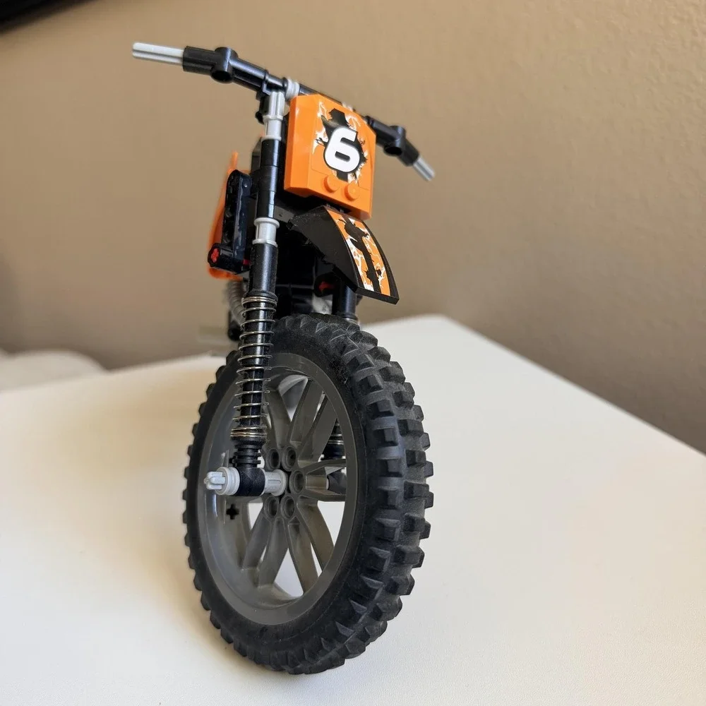 LEGO Technic 42007 Moto Cross Bike 2013 Retired RARE Complete Set No Box